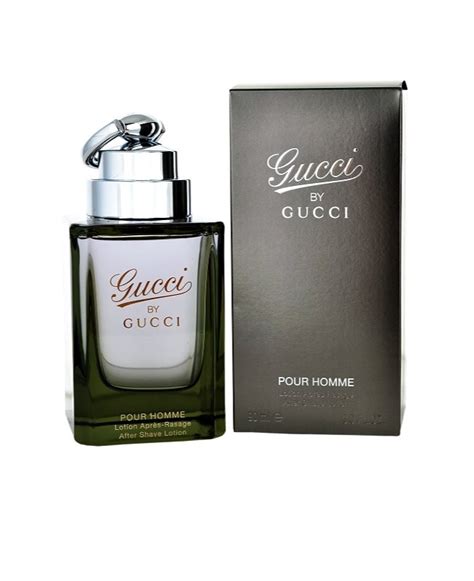 gucci pour homme aftershave lotion|gucci by for men 90ml.